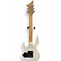 Used Glarrry Burning Fire Arctic White Solid Body Electric Guitar