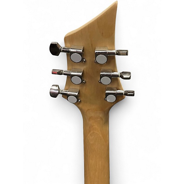 Used Glarrry Burning Fire Arctic White Solid Body Electric Guitar