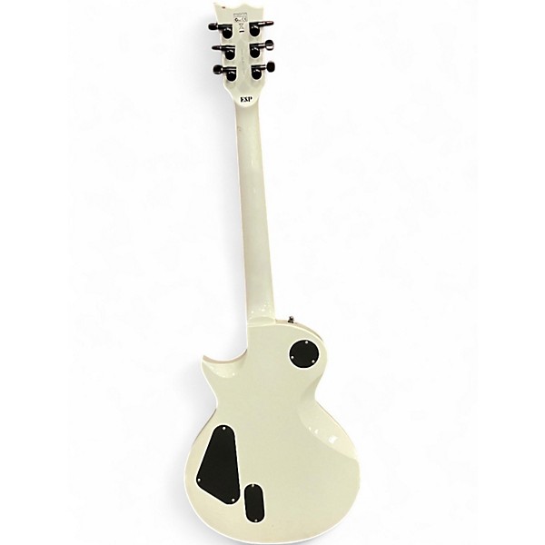 Used ESP LTD EC1000 Deluxe Antique Ivory Solid Body Electric Guitar