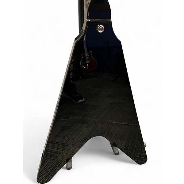 Used Epiphone Jimi Hendrix Flying V Black Solid Body Electric Guitar