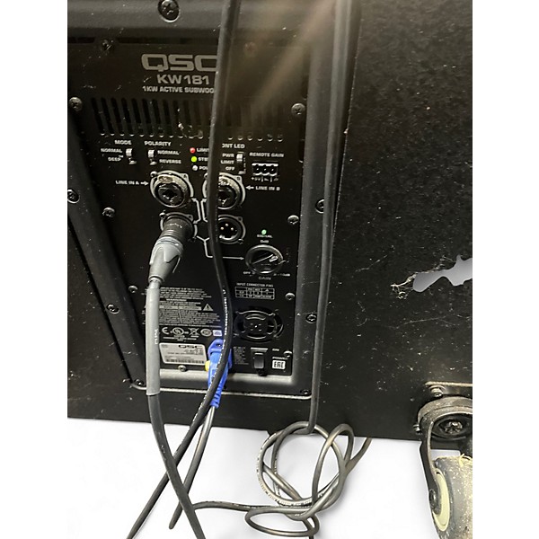 Used QSC KW181 1000W Powered Subwoofer