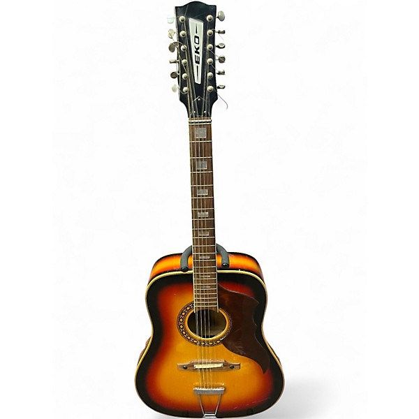 Used EKO Ranger 2 Color Sunburst 12 String Acoustic Guitar
