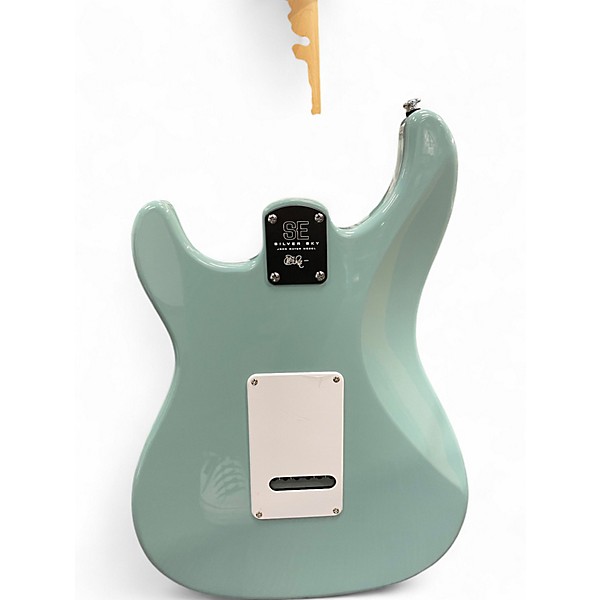 Used PRS SE Silver Sky STONE BLUE Solid Body Electric Guitar