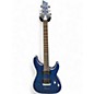 Used Schecter Guitar Research C-1 PLATINUM Blue Burst Solid Body Electric Guitar thumbnail