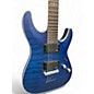 Used Schecter Guitar Research C-1 PLATINUM Blue Burst Solid Body Electric Guitar