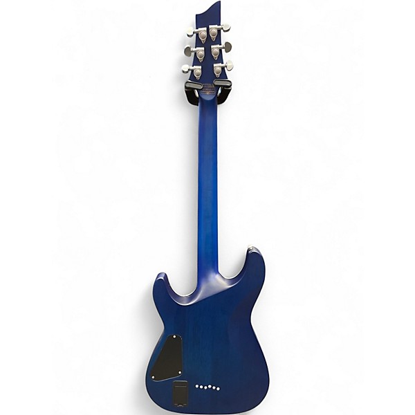 Used Schecter Guitar Research C-1 PLATINUM Blue Burst Solid Body Electric Guitar