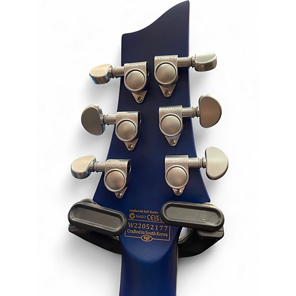 Used Schecter Guitar Research C-1 PLATINUM Blue Burst Solid Body Electric Guitar
