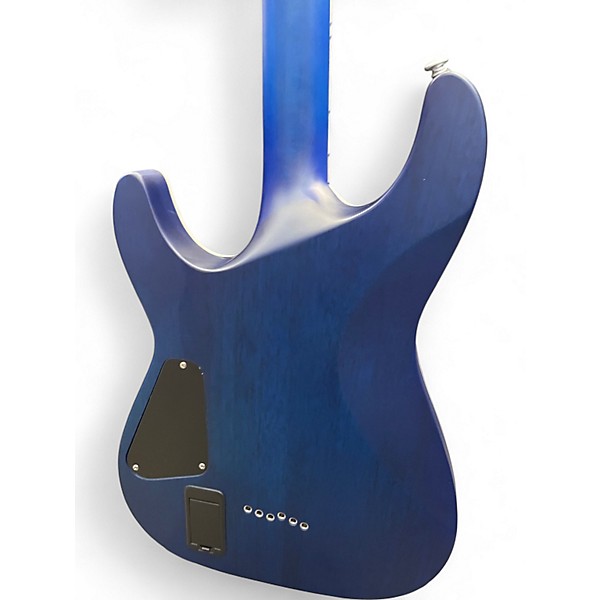 Used Schecter Guitar Research C-1 PLATINUM Blue Burst Solid Body Electric Guitar