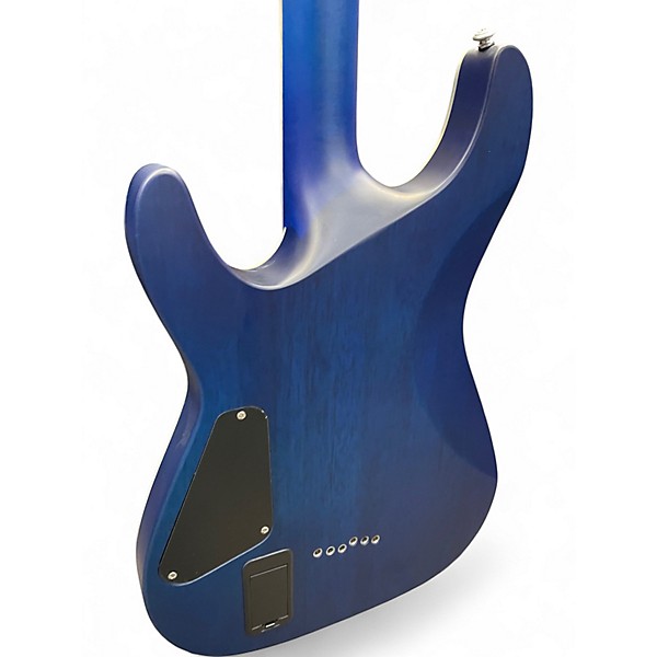 Used Schecter Guitar Research C-1 PLATINUM Blue Burst Solid Body Electric Guitar