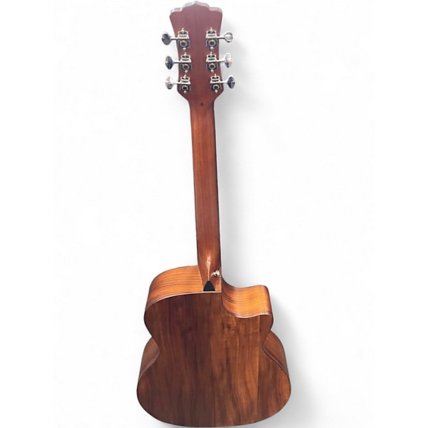 Used Luna htkoa natural Acoustic Electric Guitar