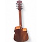 Used Luna htkoa natural Acoustic Electric Guitar