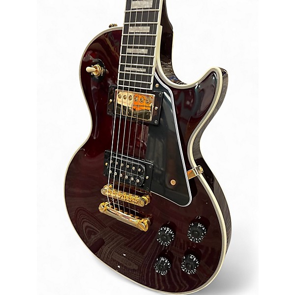 Used Epiphone JERRY CANTRELL Maroon Solid Body Electric Guitar