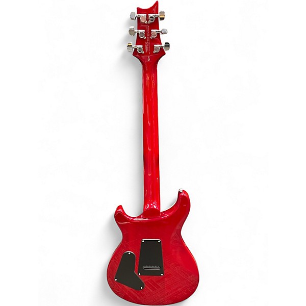 Used PRS SE Custom 24 Charcoal Cherry Burst Solid Body Electric Guitar