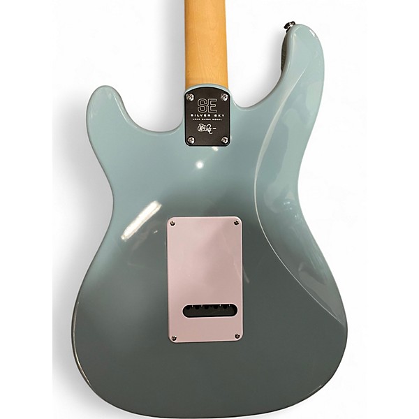 Used PRS SE Silver Sky STONE BLUE Solid Body Electric Guitar