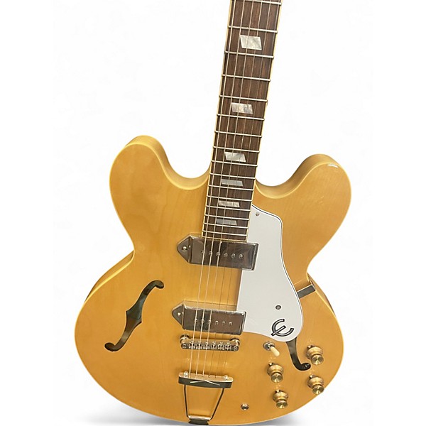 Used Epiphone Casino Natural Hollow Body Electric Guitar