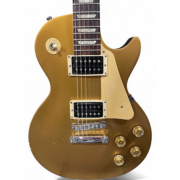 Used Gibson Les Paul Studio Standard Gold Top Gold Solid Body Electric Guitar