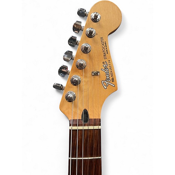 Used Fender Standard Stratocaster Olympic White Solid Body Electric Guitar