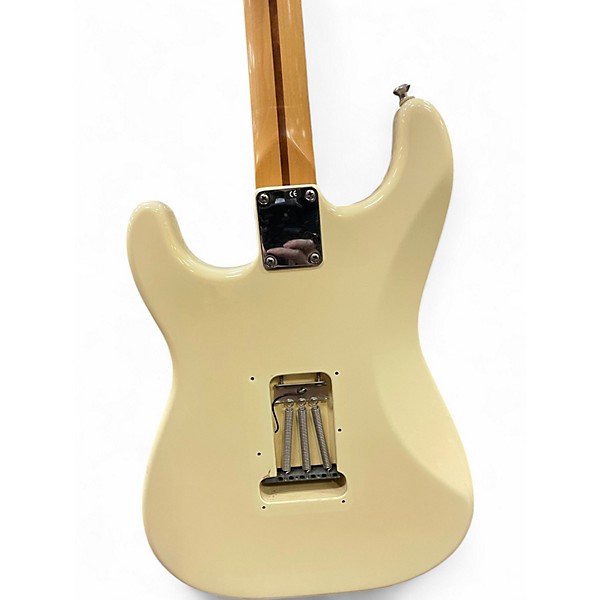 Used Fender Standard Stratocaster Olympic White Solid Body Electric Guitar