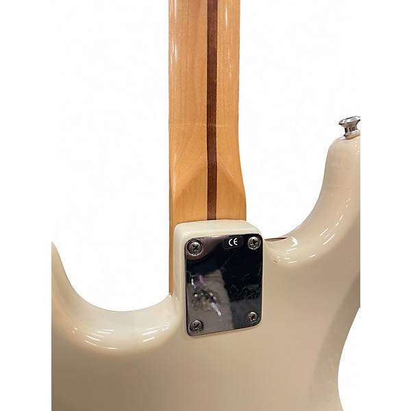 Used Fender Standard Stratocaster Olympic White Solid Body Electric Guitar