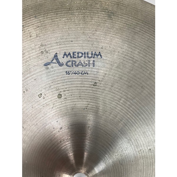 Used Zildjian 16in A Medium Crash Cymbal