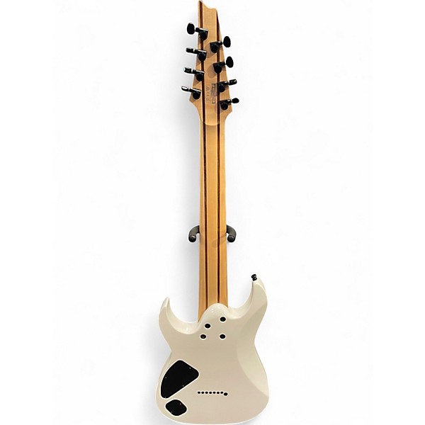 Used Ibanez RG8 8 String White Solid Body Electric Guitar