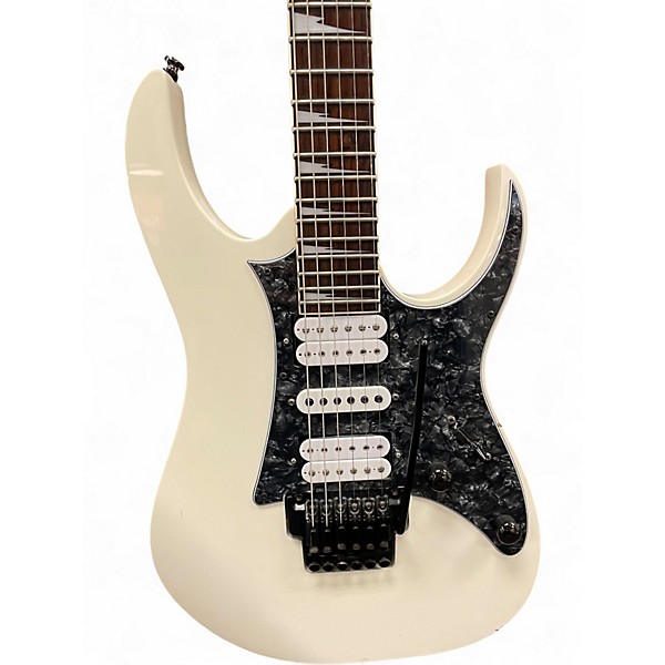 Used Ibanez RG350DX RG Series White Solid Body Electric Guitar