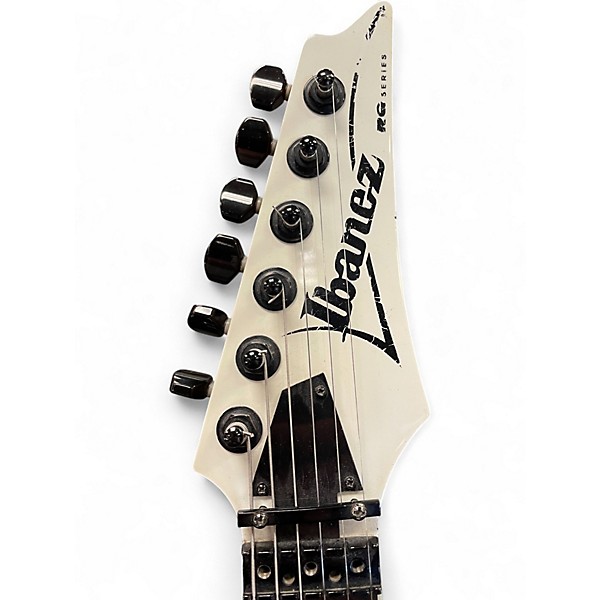 Used Ibanez RG350DX RG Series White Solid Body Electric Guitar