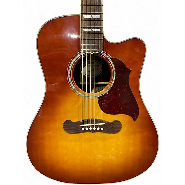 Used Gibson Songwriter Standard EC 2 Tone Sunburst Acoustic Electric Guitar