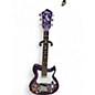 Used Disney by Washburn Hannah Montana Secret Star Purple Solid Body Electric Guitar thumbnail