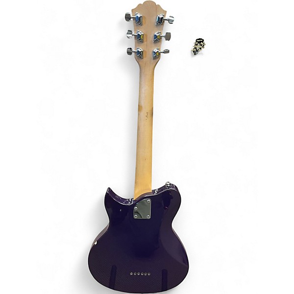 Used Disney by Washburn Hannah Montana Secret Star Purple Solid Body Electric Guitar