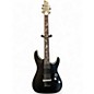 Used Schecter Guitar Research Damien Platinum 6 Black Solid Body Electric Guitar thumbnail