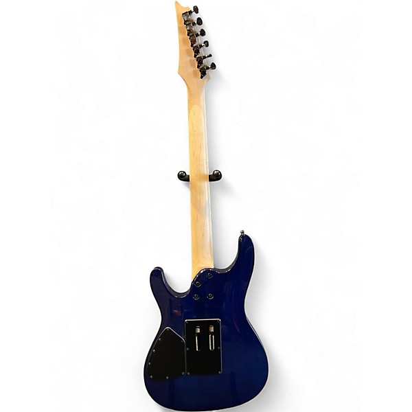 Used Ibanez S670QM Blue Sapphire Solid Body Electric Guitar