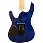 Used Ibanez S670QM Blue Sapphire Solid Body Electric Guitar