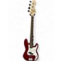 Used Squier Affinity Precision Bass Cherry Electric Bass Guitar thumbnail
