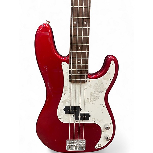 Used Squier Affinity Precision Bass Cherry Electric Bass Guitar
