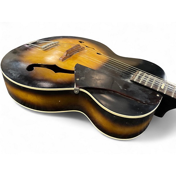 Vintage 1971 Harmony Master Archtop Sunburst Acoustic Guitar