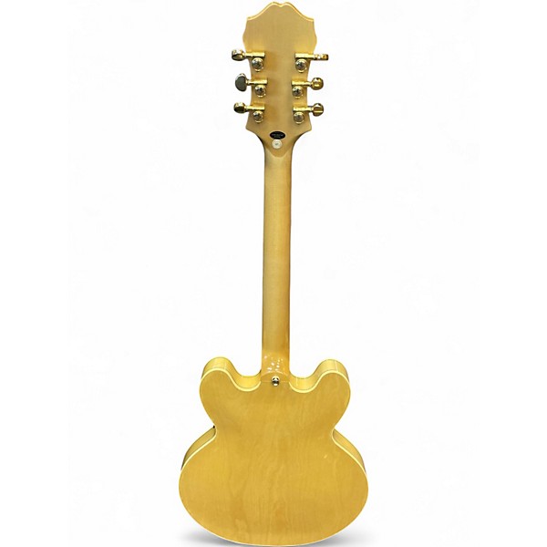Used Epiphone Sheraton II Natural Hollow Body Electric Guitar