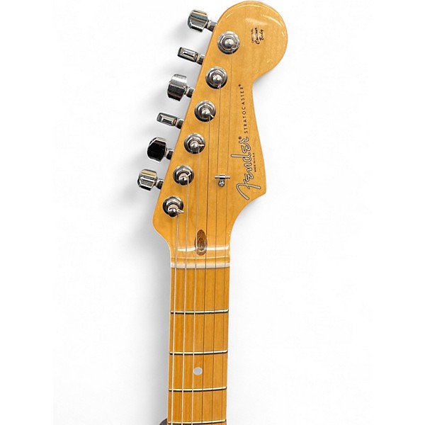 Used Fender Lincoln Brewster Stratocaster Mystic Aztec Gold Solid Body Electric Guitar