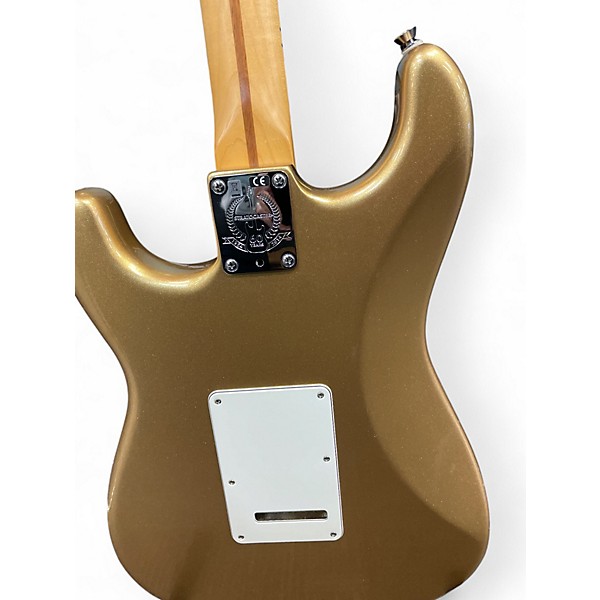 Used Fender Lincoln Brewster Stratocaster Mystic Aztec Gold Solid Body Electric Guitar