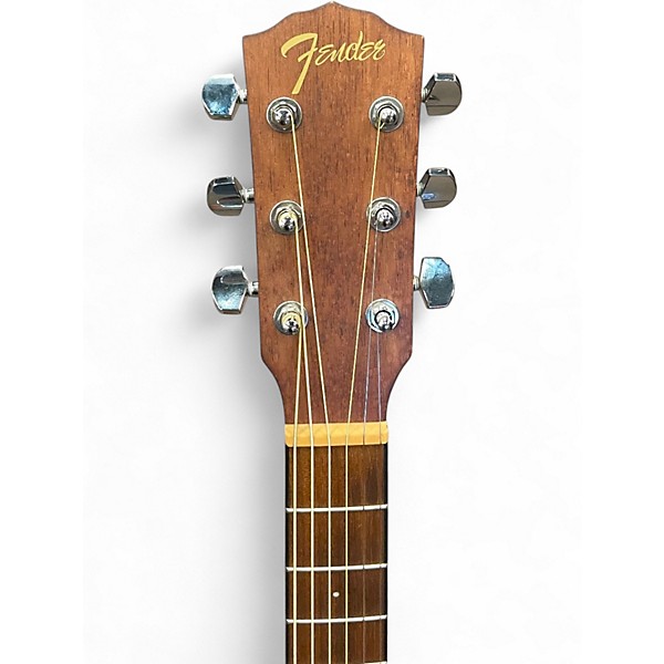 Used Fender FA-15 Red Acoustic Guitar