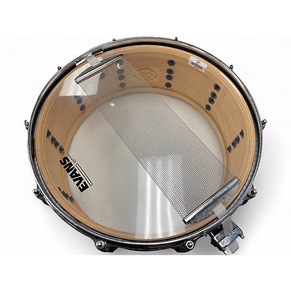 Used TAMA 5.5X14 Starclassic Maple Snare Black Sparkle Drum
