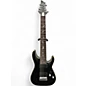 Used Schecter Guitar Research Damien Platinum 8 Black Solid Body Electric Guitar thumbnail