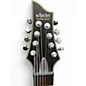 Used Schecter Guitar Research Damien Platinum 8 Black Solid Body Electric Guitar