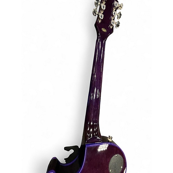 Used Epiphone LES PAUL CUSTOM WIDOW Purple Solid Body Electric Guitar
