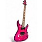 Used Schecter Guitar Research Omen Extreme 6 HOT PINK BURST Solid Body Electric Guitar thumbnail