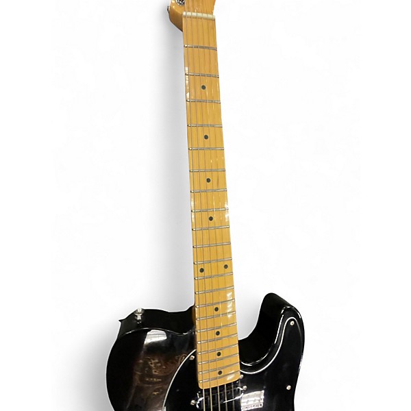 Used Harley Benton TE70 DELUXE BLACK PAISLEY Solid Body Electric Guitar