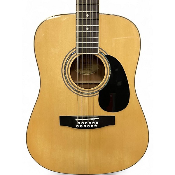 Used Mitchell MD100S12E Natural 12 String Acoustic Electric Guitar