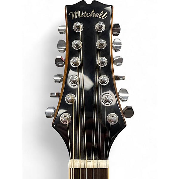 Used Mitchell MD100S12E Natural 12 String Acoustic Electric Guitar