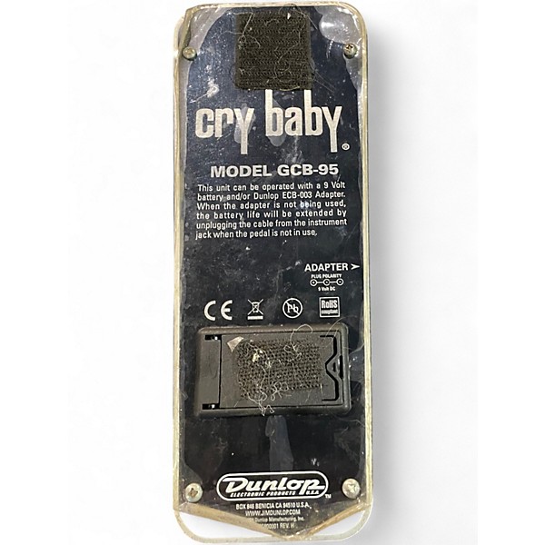 Used Dunlop GCB95 Original Crybaby Wah Effect Pedal