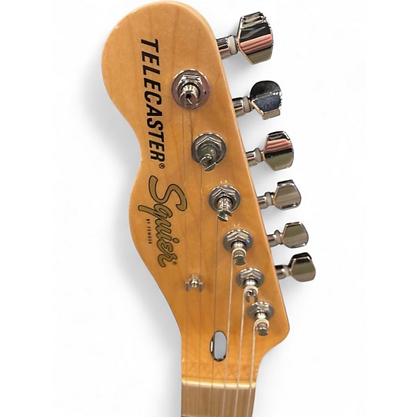 Used Squier Affinity Telecaster Left Handed Butterscotch Blonde Electric Guitar